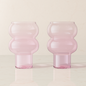 Bubble Drink Glass Set - Tall | Glassware | Under $100 | Kitchen + Metal