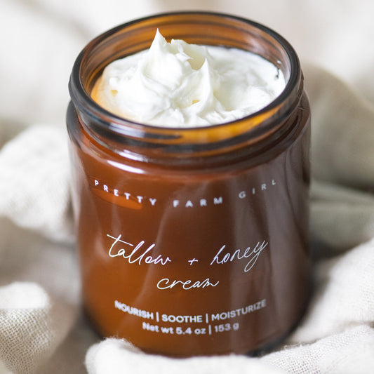 Fragrance Free Tallow + Honey Cream for Sensitive Skin