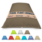 Pool Float Bean Bag Lounger - Extra Large No Air Inflation needed, Made in USA