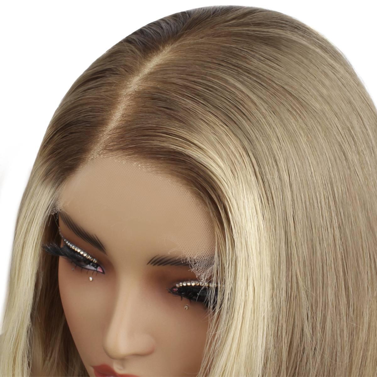 Taylor Glueless 5x5 HD Lace Professionally Colored 100% Human Hair Closure Wig