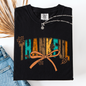 Thankful, Fall, Autumn, Bow, Ribbon, Comfort Colors T-Shirt