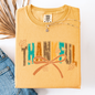 Thankful, Fall, Autumn, Bow, Ribbon, Comfort Colors T-Shirt