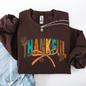Thankful, Fall, Autumn, Bow, Ribbon Sweatshirt