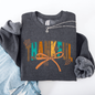 Thankful, Fall, Autumn, Bow, Ribbon Sweatshirt