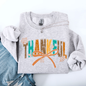 Thankful, Fall, Autumn, Bow, Ribbon Sweatshirt