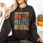 Thanksgiving Agenda, Turkey, Football, Fun, Autumn, Fall Sweatshirt