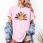 Thanksgiving Turkey, Plaid, Cute, Autumn, Patterns Tshirt Comfort Colors T-Shirt