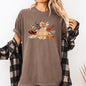 Thanksgiving Turkey, Plaid, Cute, Autumn, Patterns Tshirt Comfort Colors T-Shirt