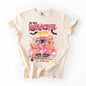 The Most Wonderful Time Of The Year, Reading Skeletons, Pink, Spooky, Halloween, Trending Graphic Tee, Comfort Colors T-Shirt