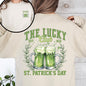 The Lucky Club, Drinking, Beer, St Patrick's Day, Shamrock, Clover, Lucky, Leprechaun Sweatshirt