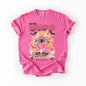 The Most Wonderful Time Of The Year, Reading Skeletons, Pink, Spooky, Halloween, Trending Graphic Tee, Comfort Colors T-Shirt