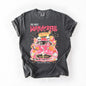 The Most Wonderful Time Of The Year, Reading Skeletons, Pink, Spooky, Halloween, Trending Graphic Tee, Comfort Colors T-Shirt