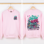The Skellie Motel, Halloween, Front and Back, Spooky, Witches, Cute Sweatshirt