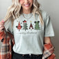 Theme Park Christmas, Ears, Merry Christmas Trees, Mouse, Comfort Colors Tshirt