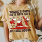 There's Some Ho's In This House, Santa, Dancing, Twerk, Retro, Naughty, Comfort Colors Tshirt