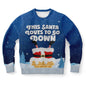 This Santa Loves To Go Down Christmas Sweatshirt