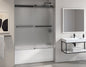 Gemini Plus Tub enclosure Shower Door