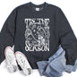 Tis The Season, Christmas Skeleton Jolly Sweatshirt