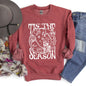 Tis The Season, Christmas Skeleton Jolly Sweatshirt