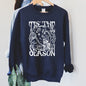 Tis The Season, Christmas Skeleton Jolly Sweatshirt