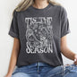 Tis The Season, Christmas Skeleton, Jolly, Dancing, Retro, Comfort Colors Tshirt