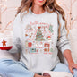 Tis The Season, Christmas, Cute, Trendy, Santa, Tree, Snowman, Cookies, Gifts Sweatshirt