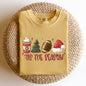 Tis The Season, Christmas, Football, Santa, Tree, Coffee, Winter, Xmas Tshirt Comfort Colors T-Shirt