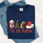 Tis The Season, Christmas, Football, Santa, Tree, Coffee, Winter, Xmas Tshirt Comfort Colors T-Shirt