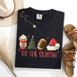 Tis The Season, Christmas, Football, Santa, Tree, Coffee, Winter, Xmas Tshirt Comfort Colors T-Shirt