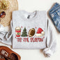Tis The Season, Christmas, Football, Santa, Tree, Coffee, Winter, Xmas Sweatshirt