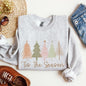 Tis The Season, Doodle Christmas Trees, Pastels, Gorgeous Sweatshirt