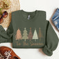 Tis The Season, Doodle Christmas Trees, Pastels, Gorgeous Sweatshirt