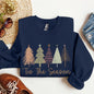 Tis The Season, Doodle Christmas Trees, Pastels, Gorgeous Sweatshirt