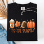 Tis The Season, Football, Game Day, Pumpkin, Coffee, Autumn, Fall, Comfort Colors T-Shirt
