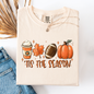 Tis The Season, Football, Game Day, Pumpkin, Coffee, Autumn, Fall, Comfort Colors T-Shirt