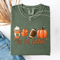 Tis The Season, Football, Game Day, Pumpkin, Coffee, Autumn, Fall, Comfort Colors T-Shirt