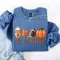 Tis The Season, Football, Game Day, Pumpkin, Coffee, Autumn, Fall Sweatshirt