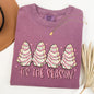 Tis The Season, Pink Christmas Cakes, Cute, Treat, Winter, Santa, Xmas Tshirt Comfort Colors T-Shirt
