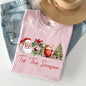 Tis The Season, Retro Santa, Coffee, Christmas Tree, Xmas Tshirt Comfort Colors T-Shirt