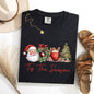 Tis The Season, Retro Santa, Coffee, Christmas Tree, Xmas Tshirt Comfort Colors T-Shirt