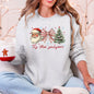 Tis The Season, Santa, Christmas Tree Sweatshirt