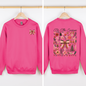 Tis the Season, Christmas, Ribbons, Front and Back, Santa Sweatshirt