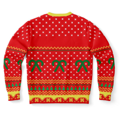 Too Lit to Quit Christmas Sweatshirt