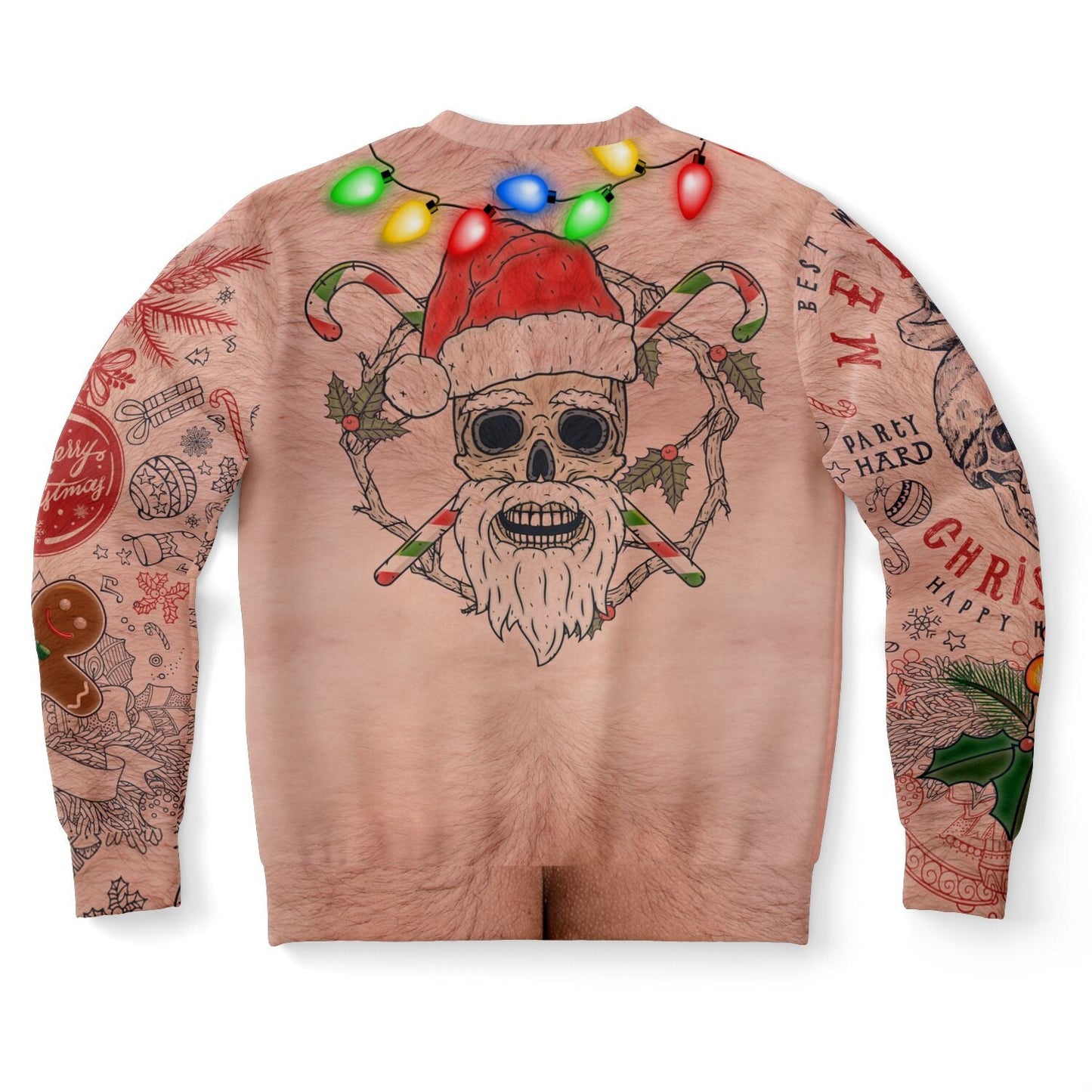 Topless Santa Christmas Sweatshirt