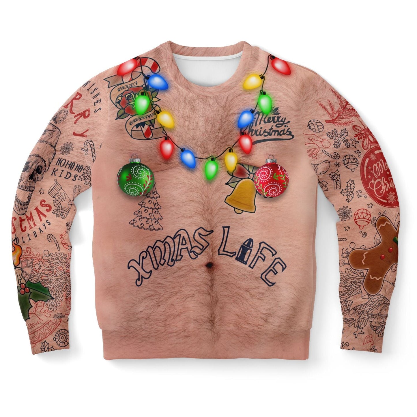 Topless Santa Christmas Sweatshirt