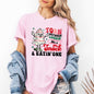 Torn Between Looking Like A Snack And Eating One, Christmas Cakes, Santa, Winter, Xmas Tshirt Comfort Colors T-Shirt
