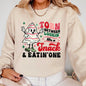 Torn Between Looking Like A Snack And Eating One, Christmas Cakes, Santa, Winter, Xmas Sweatshirt