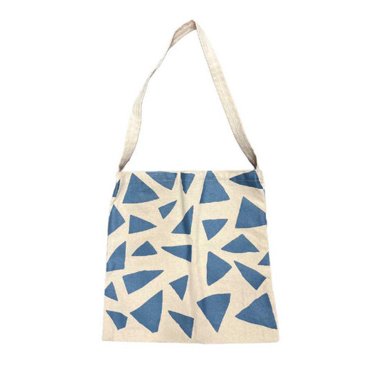 Fair Trade Crossbody Tote (Triangles)