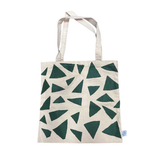 Fair Trade Flat Tote (Triangles)