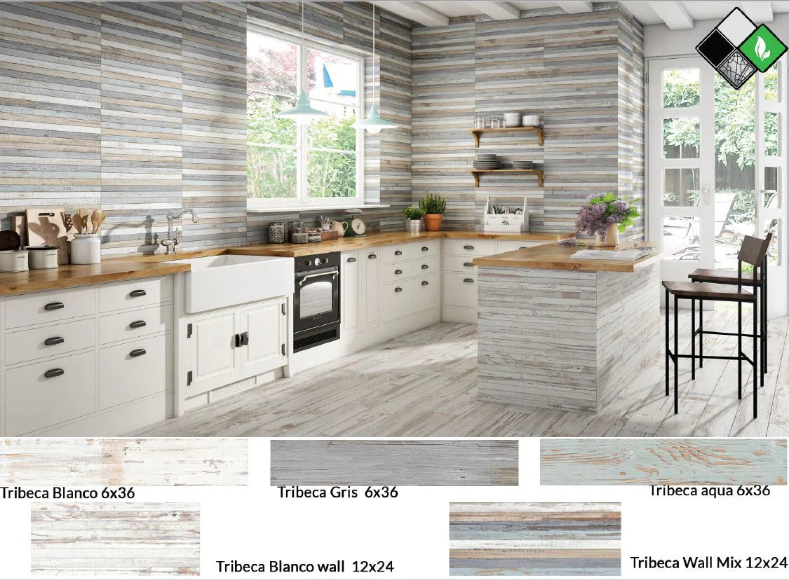 Tribeca 6x36 Wood Look Porcelain Tile